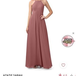 Azazie Sarah Dress - Desert Rose, 6-8